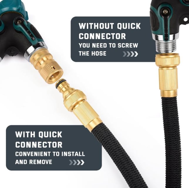 Garden Hose Quick Connector 2-Pack